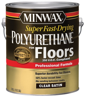 1-Gallon Satin Fast-Drying Low-VOC Polyurethane Floor Finish