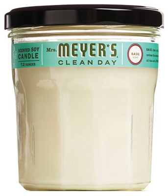 Clean Day Soy Candle, Basil,  7.2-oz.