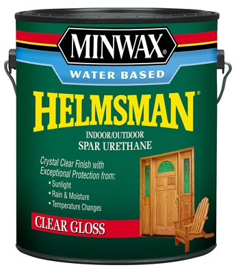 Helmsman Spar Urethane, Water Based, Gloss, 1-Gal.