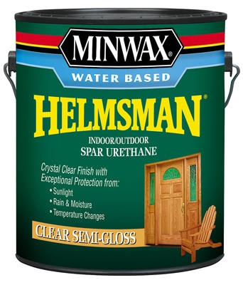Helmsman Spar Urethane, Water Based, Semi-Gloss, 1-Gal.
