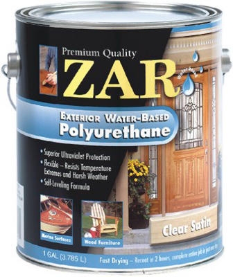 ZAR  Exterior Water-Based Polyurethane Satin Gallon