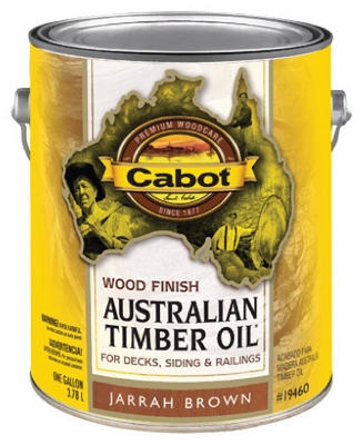 Australian Timber Oil Wood Finish, Jarrah Brown, 1-Gal.