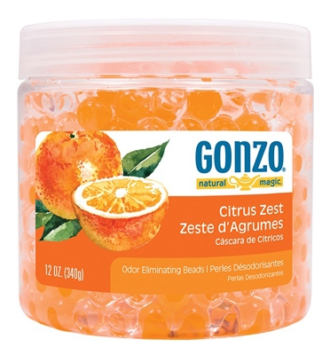 Fragrance Gel Beads, Citrus Zest, 12-oz.