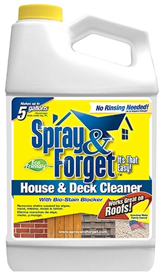 No-Rinse House & Deck Cleaner, 64-oz.