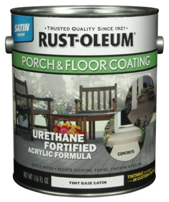Porch & Floor Urethane Finish, Satin Tint Base, 1-Gal.