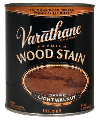 Varathane Qt. Light Walnut Premium Oil-Based Interior Wood Stain