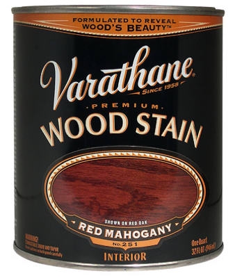 Varathane Qt. Red Mahogany Premium Oil-Based Interior Wood Stain