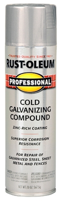 Anti-Rust Galvanizing Compound, Fast-Dry, Flat Bright, 20-oz.