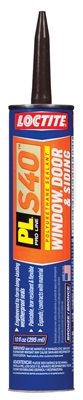 PL S40 Polyurethane Door, Window & Siding Sealant, Bronze, 10-oz. Cartridge