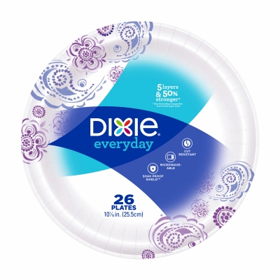 Dixie 26PK 10 inch Plates