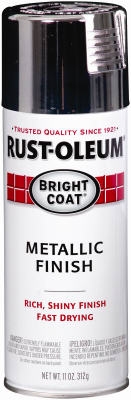 Metallic Spray Paint, Chrome, 11-oz.