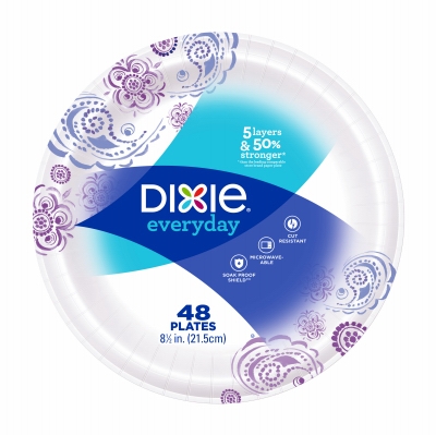 Dixie 48PK 8x1/2 Plates