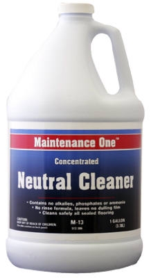 Neutral Cleaner, Gal., Must Order in Quantities of 4