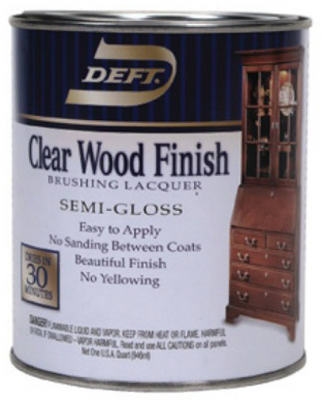 Wood Finish, Clear Semi-Gloss, 1-Qt.