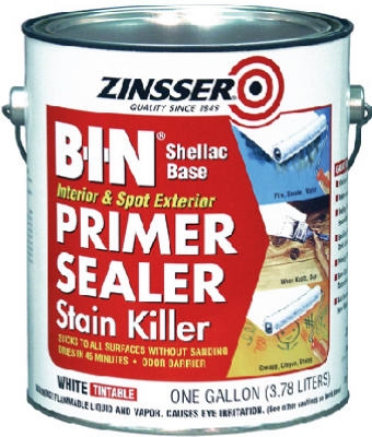 B.I.N. Primer Sealer, White, 1-Qt.
