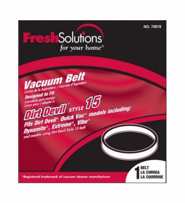 Dirt Devil Style 15 Vacuum Belt