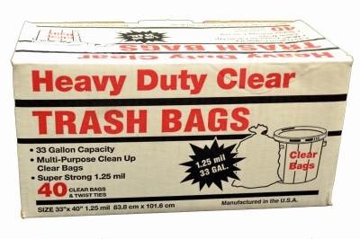 20CT 42GAL 3M CLR Bag