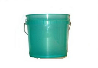 3.5-Gallon Green Heavy-Duty Plastic Pail