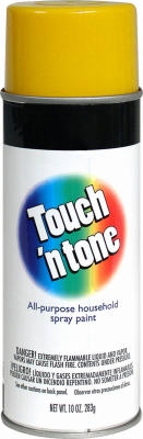 Touch 'N Tone Spray Paint, Canary Yellow, 10-oz.