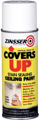 Covers Up Stain Sealing Ceiling Paint, 13-oz. Vertical Aerosol
