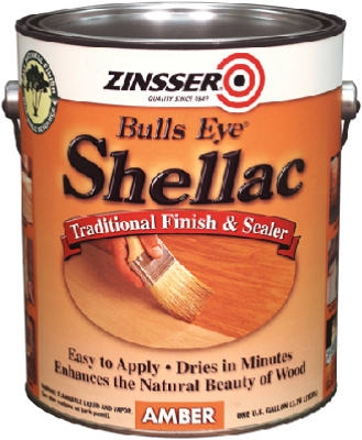 Bull's Eye Amber Shellac, Gallon