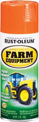 Stops Rust Farm & Equipment Spray Paint, Allis Chalmers Orange, 12-oz.