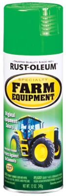 Stops Rust Farm & Equipment Spray Paint, John Deere Green, 12-oz.