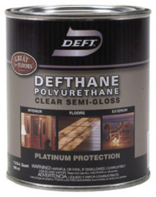 Clear Polyurethane, Semi-Gloss, 1-Qt.