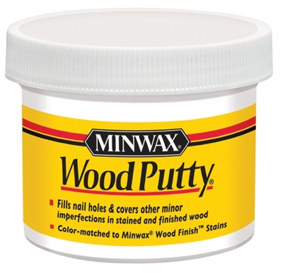 Wood Putty, White, 3.75-oz.