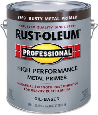 Professional Rusty Metal Enamel Primer, VOC-Compliant, 1-Gal.