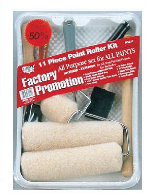 11-Piece Paint Roller Tray Set