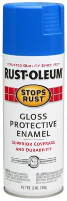 Stops Rust Spray Enamel, Sail Blue Gloss, 12-oz.