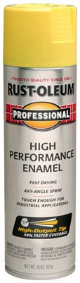 Fast Dry Professional Spray Enamel, Safety Yellow, 15-oz.