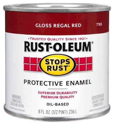 1/2-Pint Gloss Regal Red Stops Rust Enamel