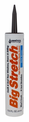 Window Sealant, Dark Brown Acrylic Rubber, 10.5-oz.