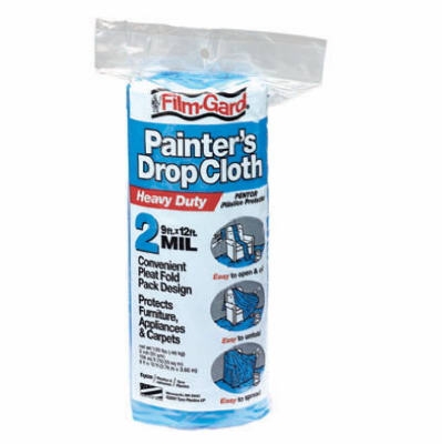 9 x 12-Ft. Blue 2-Mil Plastic Dropcloth