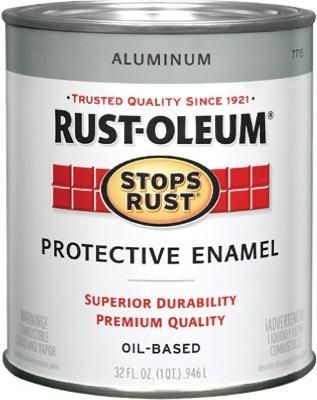 Qt. Aluminum Stops Rust Enamel