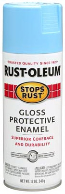 Stops Rust Spray Enamel, Harbor Blue Gloss, 12-oz.