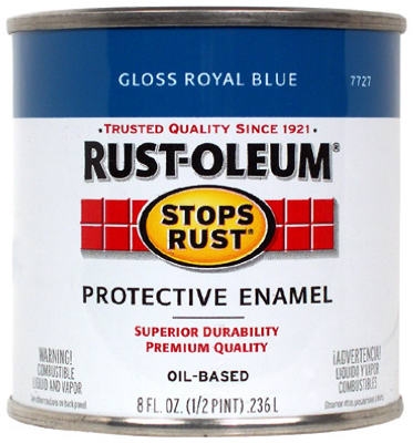 1/2-Pint Gloss Royal Blue Stops Rust Enamel