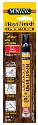 Wood Finish Stain Marker, Dark Walnut