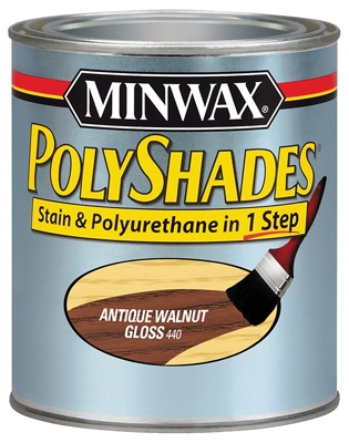 1-Qt. Gloss Antique Walnut Polyshades Wood Stain