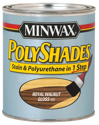 1/2-Pt. Gloss Royal Walnut Polyshades Wood Stain