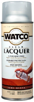 Lacquer Wood Finish, Clear Semi-Gloss, 11.25-oz. Aerosol