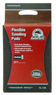 3-Pack 3x4-Inch 100-Grit Sanding Pad