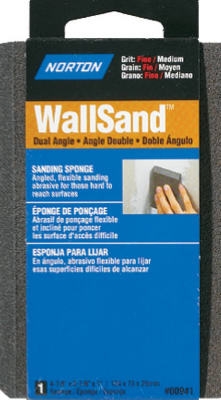 Dual-Angle Fine/Medium Paint & Drywall Sanding Sponge