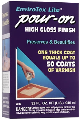 Polymer Coating, High-Gloss, 8-oz.
