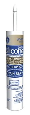 Silicone II Window & Door Caulk, White, 10.1-oz.