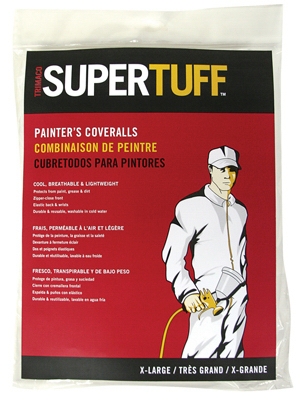 White Disposable Coverall, L