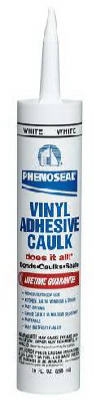 Caulk, Gray, Vinyl, Adhesive, 10-oz.