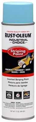 Industrial Choice Striping Paint, Blue, 17-oz. Inverted Aerosol